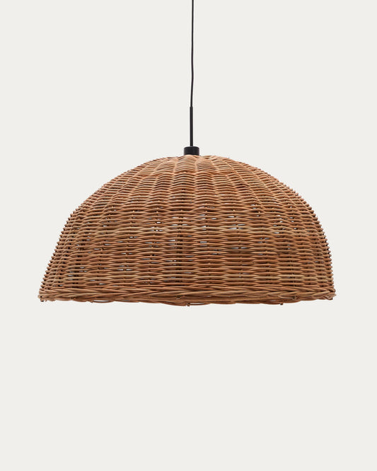 Jornets rattan ceiling lamp shade in a natural finish Ø 80 cm