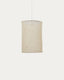 Mariela linen ceiling lamp shade in a beige finish Ø 40 x 60 cm