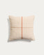 Atima orange 100% PET jacquard cushion cover 45 x 45cm