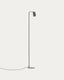 Manie metal floor lamp with black cast-iron-effect finish