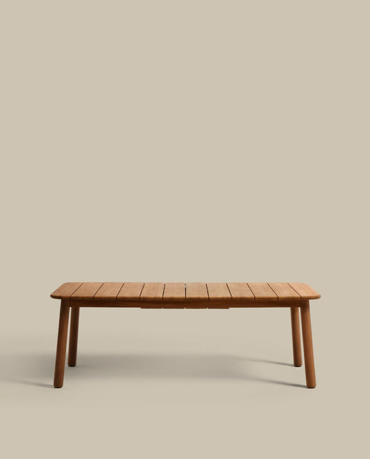 Turqueta extendable table made from solid teak wood, 220 (294) x 100 cm, FSC 100%