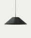 Saranella lampshade for outdoor ceiling lamp in black synthetic rattan Ø 70cm