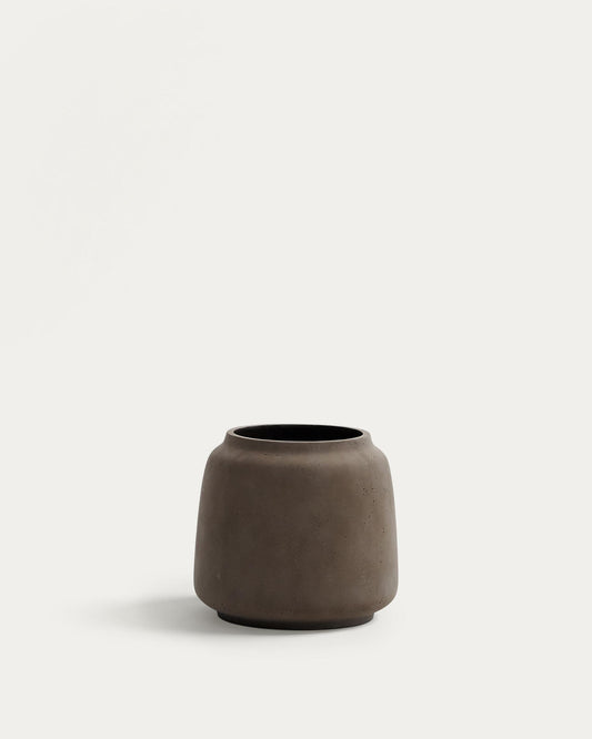 Lira terracotta-effect planter Ø40cm