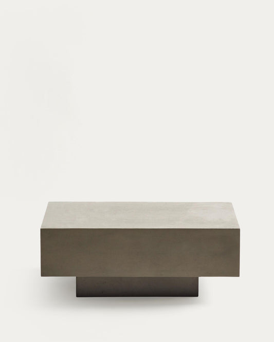 Rustella cement coffee table, 80 x 60 cm