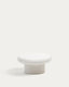 Addaia Round White Cement Coffee Table Ø66 cm