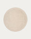 Marely round, white, wool rug, Ø 200 cm