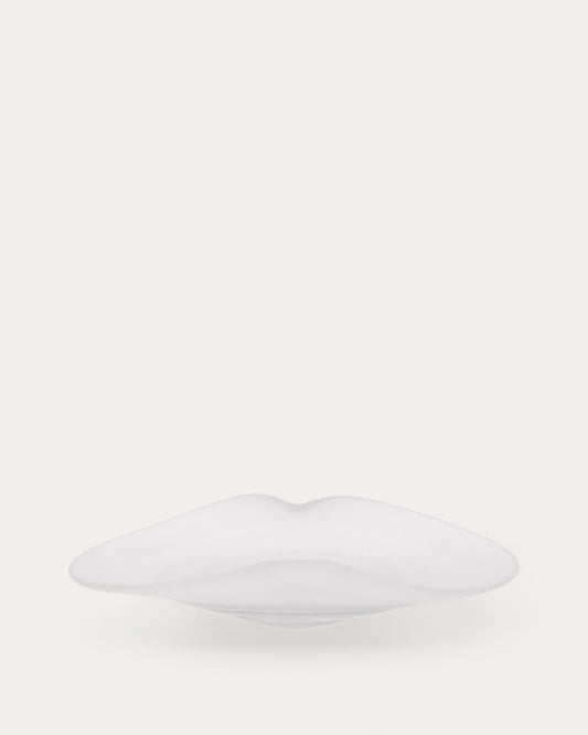 Ondaro frosted glass centrepiece 11cm