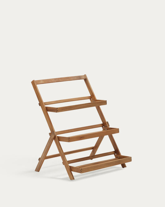 Victora outdoor shelving unit made from solid acacia wood, 70 x 85 cm FSC 100%