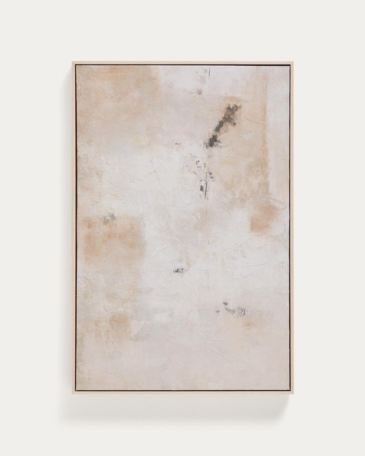 Silpa beige abstract picture 60 x 90cm