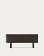 Mailen 2 door TV stand in ash veneer with a dark finish 120 x 50 cm