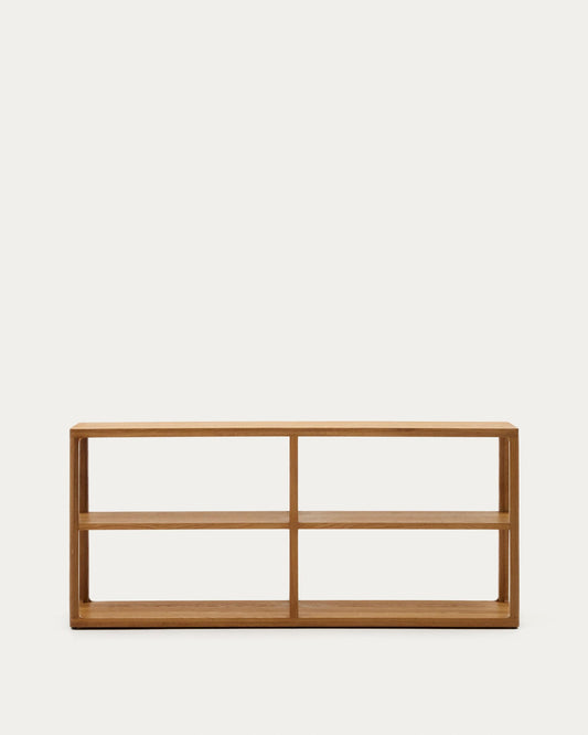 Maymai shelf with solid oak structure 180 x 81 cm