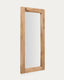 Maden wooden mirror with a natural finish 80 x 180 cm