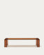 Adularia brown, tempered-glass coffee table, 140 x 60 cm