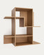 Ina modular shelving unit in oak veneer with natural finish 80 x 80cm FSC 100%