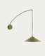 Kally wall lamp in a green painted finish