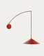 Kally wall lamp in a red painted finish