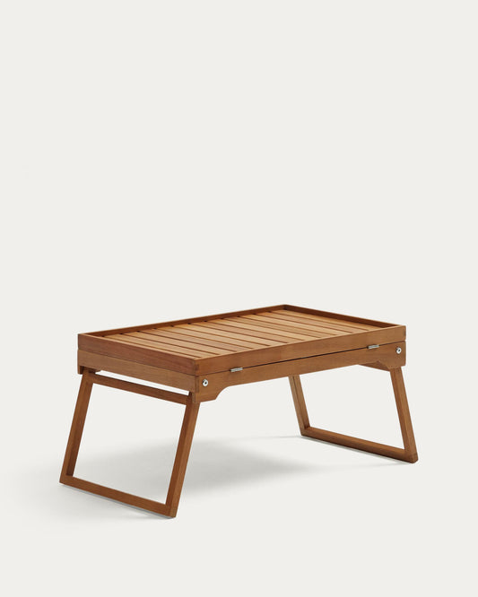 Mani folding tray made from solid acacia wood FSC 100%