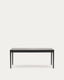 Lenon extending table in black oak veneer and solid oak 160(200)x90cm FSC Mix Credit