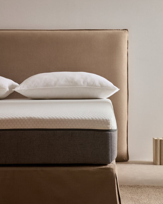Eva viscoelastic mattress with removable cover 150 x 200 cm