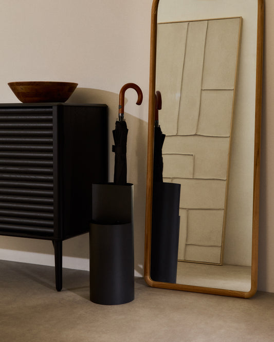 Atin grey metal small umbrella stand