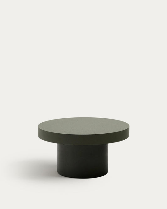 Aiguablava green cement coffee table Ø90cm