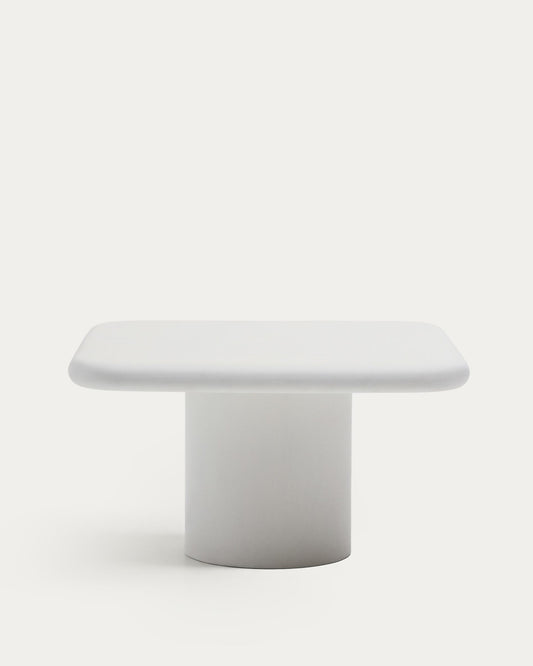 Addaia white cement table 135 x 135cm