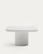 Addaia white cement table 135 x 135cm