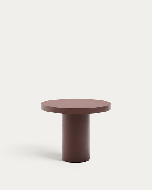 Aiguablava terracotta cement round table Ø90cm