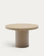 Aiguablava beige cement round table Ø120cm