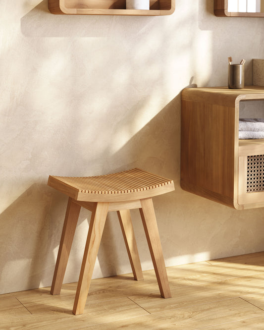 Vicentina solid teak footrest