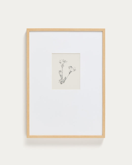 Lirena picture with botanical illustration 50 x 70cm