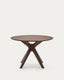 Naanim round table in walnut veneer, Ø 100 cm