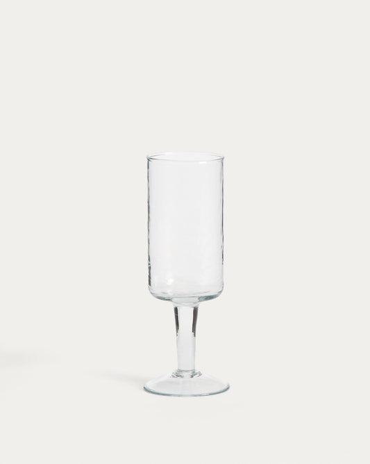 Obila wine glass made of transparent recycled glass