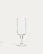Obila wine glass made of transparent recycled glass