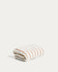 Dorane 100% cotton towel with orange stripes 50 x 90cm