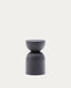 Side table Rachell made of metal with a grey painted finish Ø30 cm