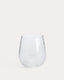 Sileia cup made of transparent recycled glass