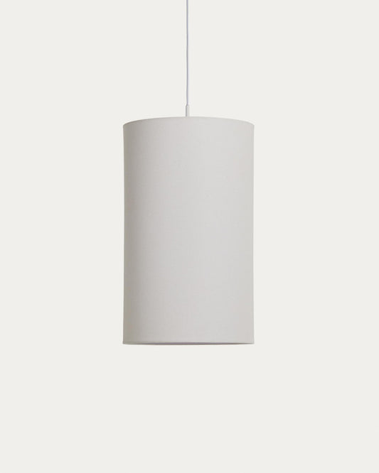 Niani ceiling lamp shade in ivory-coloured cotton Ø30cm