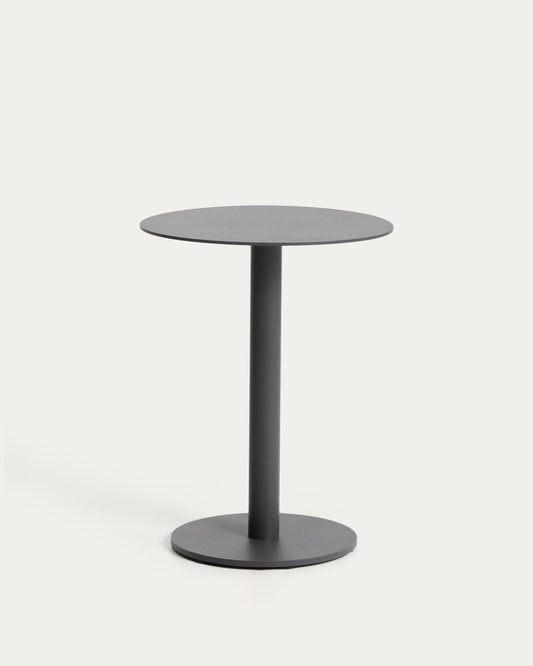 Asinara graphite aluminium side table Ø40cm