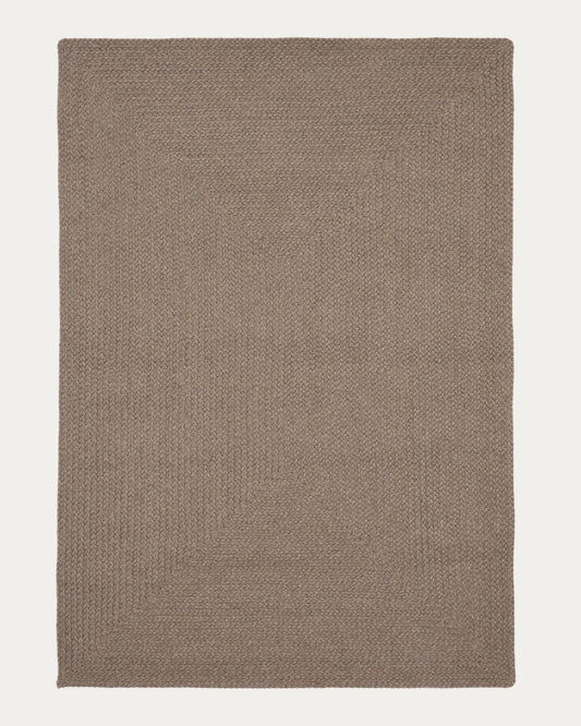 Despas beige synthetic fibre rug 200 x 300cm