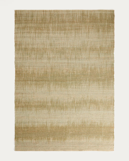 Lirmo green jute rug 200 x 300cm