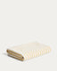 Dorane 100% cotton towel with yellow stripes 100 x 150cm