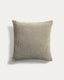Narida green 100% cotton jacquard cushion cover 50 x 50cm