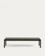 Sorells coffee table in green aluminum 63 x 144,6 cm