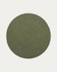 Despas green round rug made from synthetic fibres Ø 200 cm