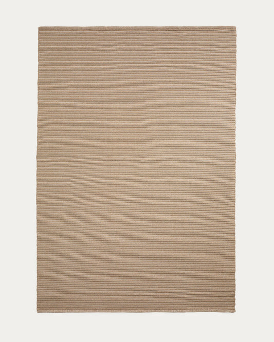 Rug Ardelia in synthetic fibers beige 200 x 300 cm