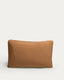 Sirale 100% cotton sateen pillowcase with washed finish in copper 45 x 110 cm