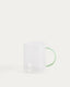 Micla clear glass mug