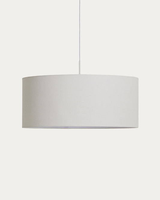 Niani ceiling lamp shade in ivory cotton Ø60cm