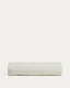 Sirale 100% cotton sateen top sheet with washed white finish for 150/160cm bed